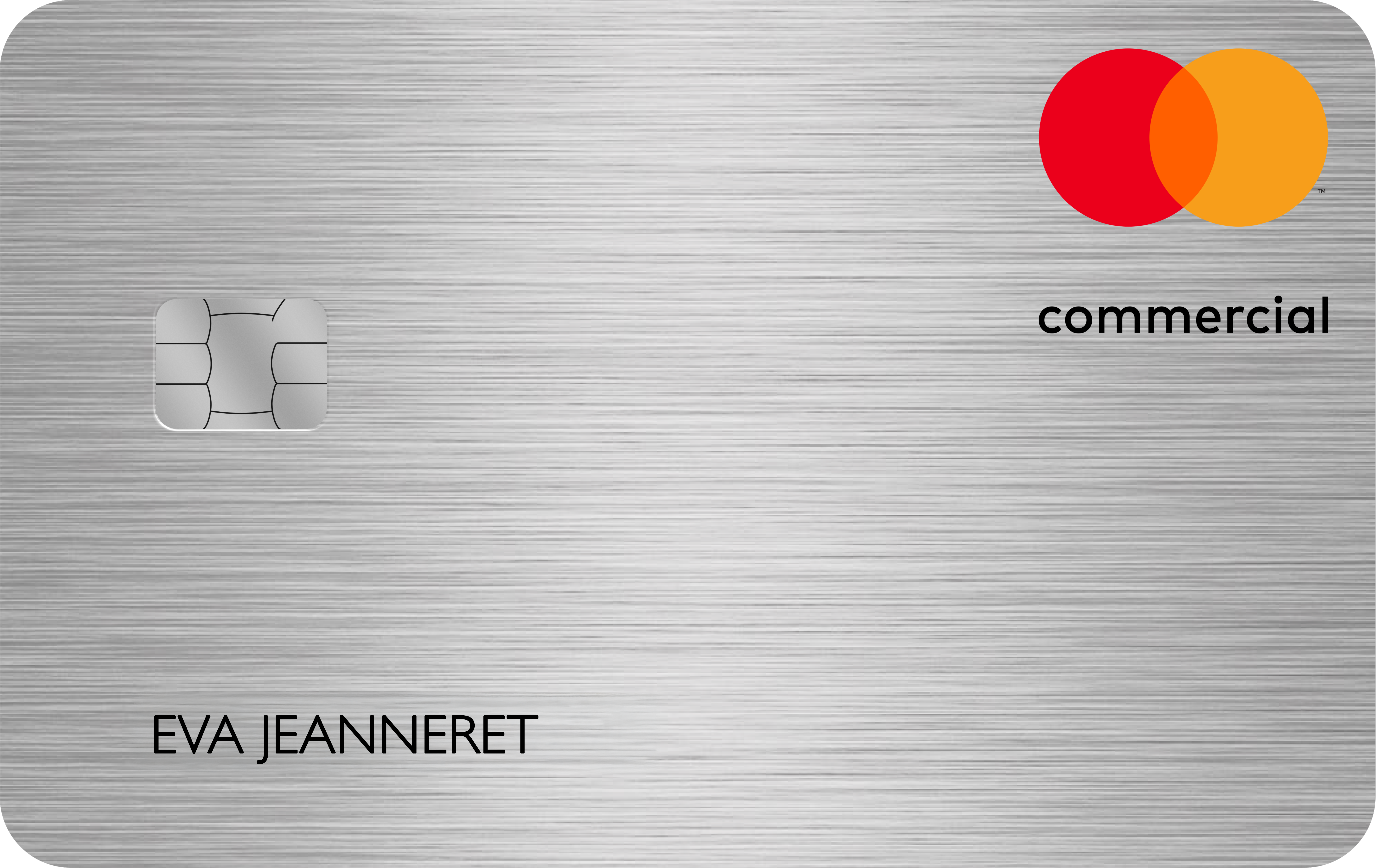 Carte de crédit Mastercard Commercial Argent