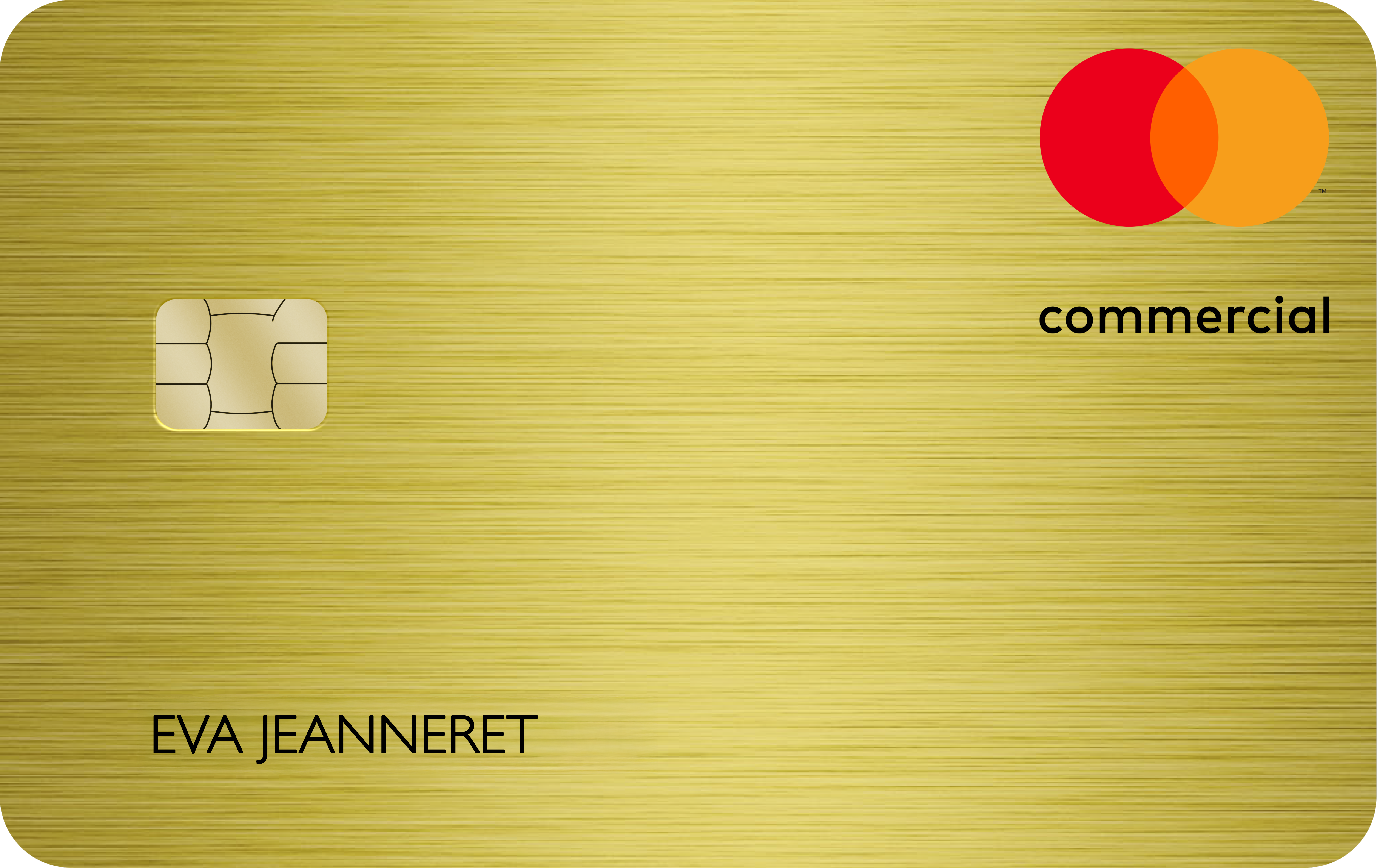 Carte de crédit Mastercard Commercial Or