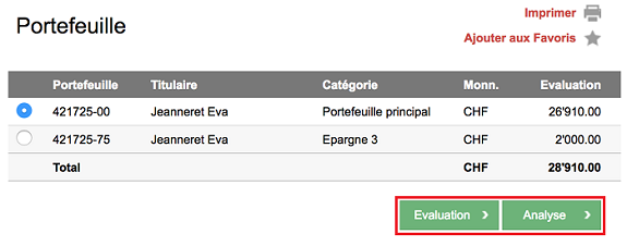 BCN-Netbanking - Portefeuille