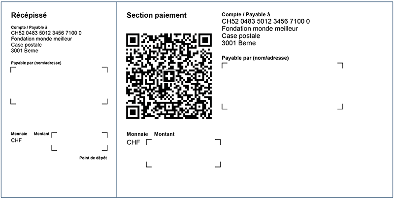 QR-facture sans référence