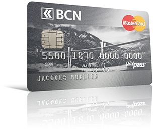 Carte Visa/Mastercard BCN Argent 