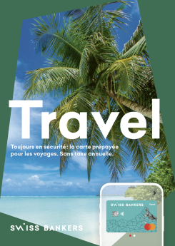 Vignette brochure Carte prépayée Swiss Bankers travel