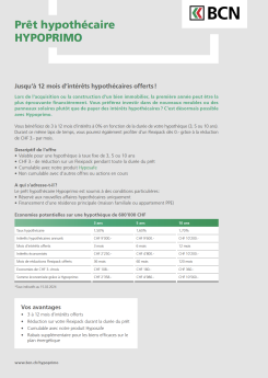 Vignette brochure Hypothèque - Hypoprimo