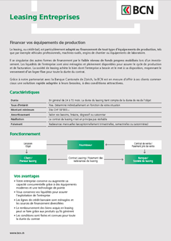 Vignette brochure Leasing Entreprises