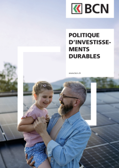 Vignette brochure Politique d'investissements durables
