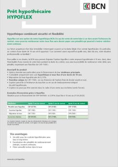 Vignette brochure Hypothèque - Hypoflex